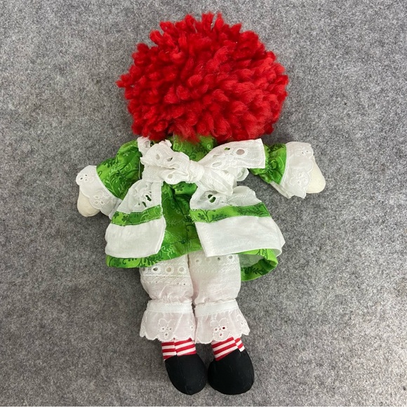 Vintage Style Handmade Raggedy Ann 12 inch Plush Doll - Picture 3 of 5